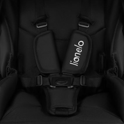 Lionelo - Kombinerad 3-i-1-barnvagn MERIL Black Onyx