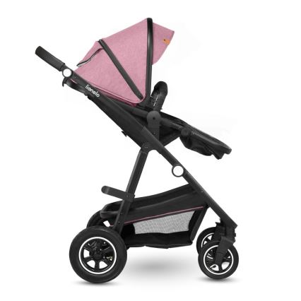 Lionelo - Kombinerad barnvagn 2-i-1 AMBER Pink Rose