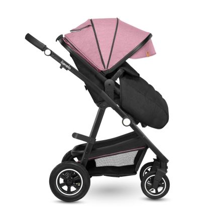 Lionelo - Kombinerad barnvagn 2-i-1 AMBER Pink Rose