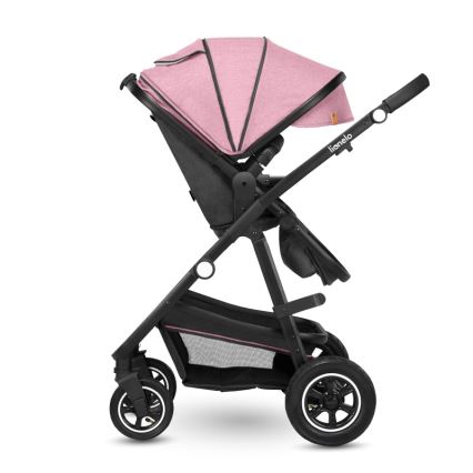 Lionelo - Kombinerad barnvagn 2-i-1 AMBER Pink Rose
