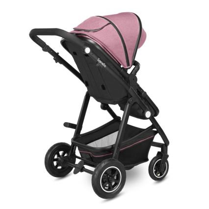 Lionelo - Kombinerad barnvagn 2-i-1 AMBER Pink Rose