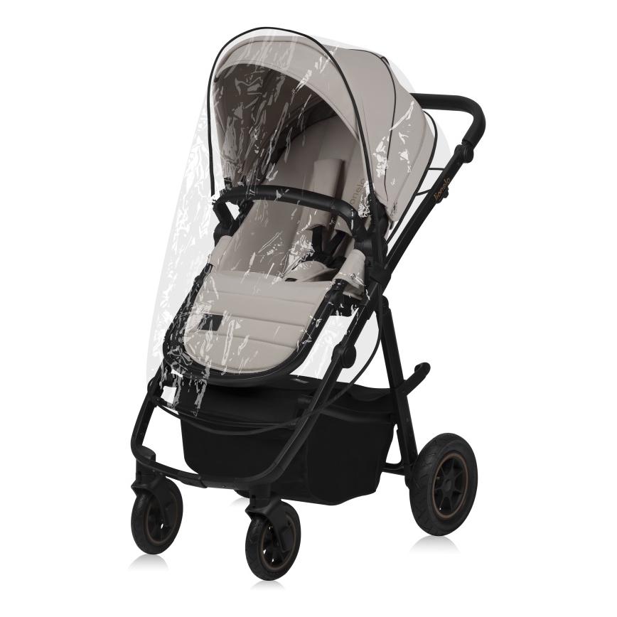 Lionelo - Kombinerad barnvagn 2-i-1 AMBER PLUS Beige Sand
