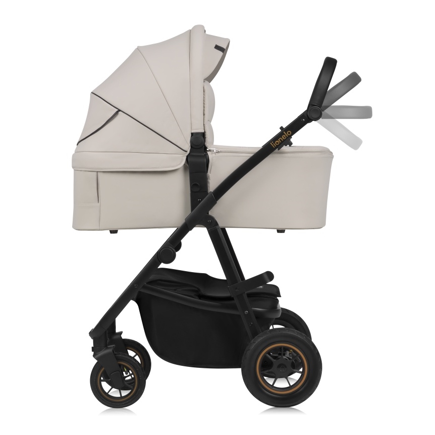 Lionelo - Kombinerad barnvagn 2-i-1 AMBER PLUS Beige Sand