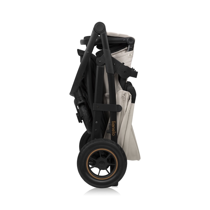 Lionelo - Kombinerad barnvagn 2-i-1 AMBER PLUS Beige Sand