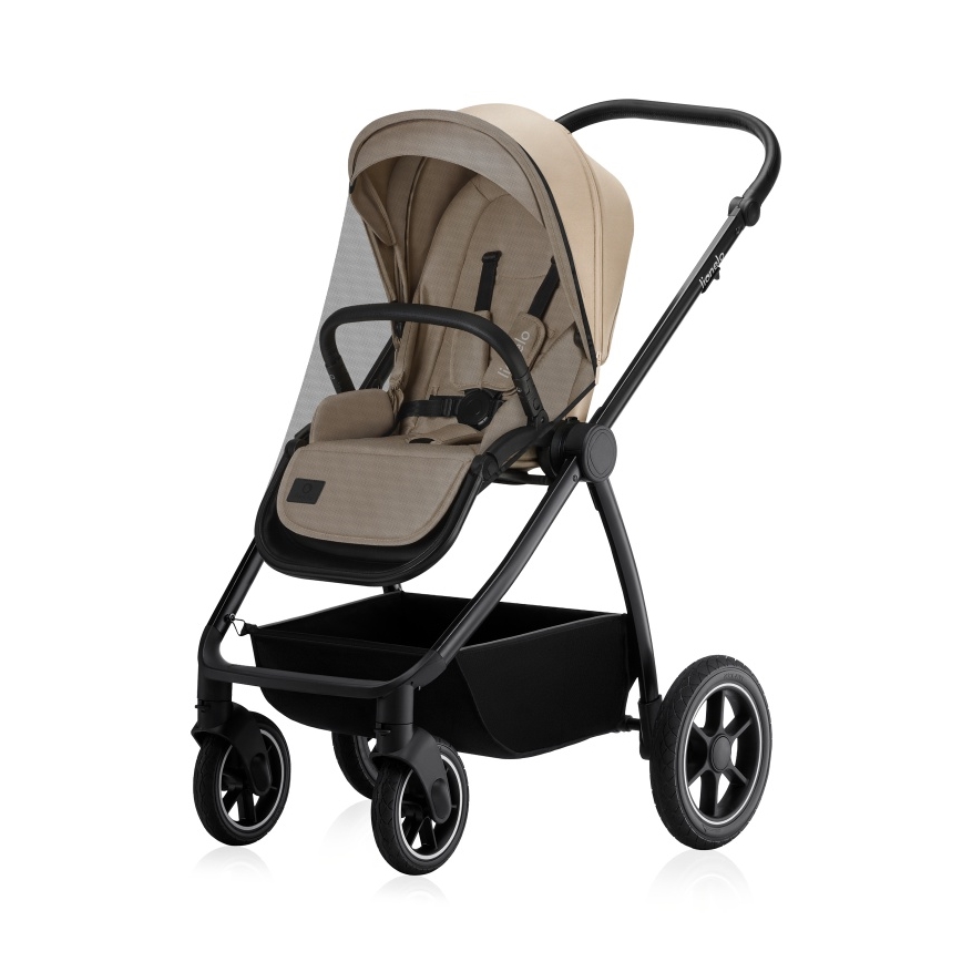 Lionelo - Kombinerad barnvagn 2-i-1 MERIL Beige Sand