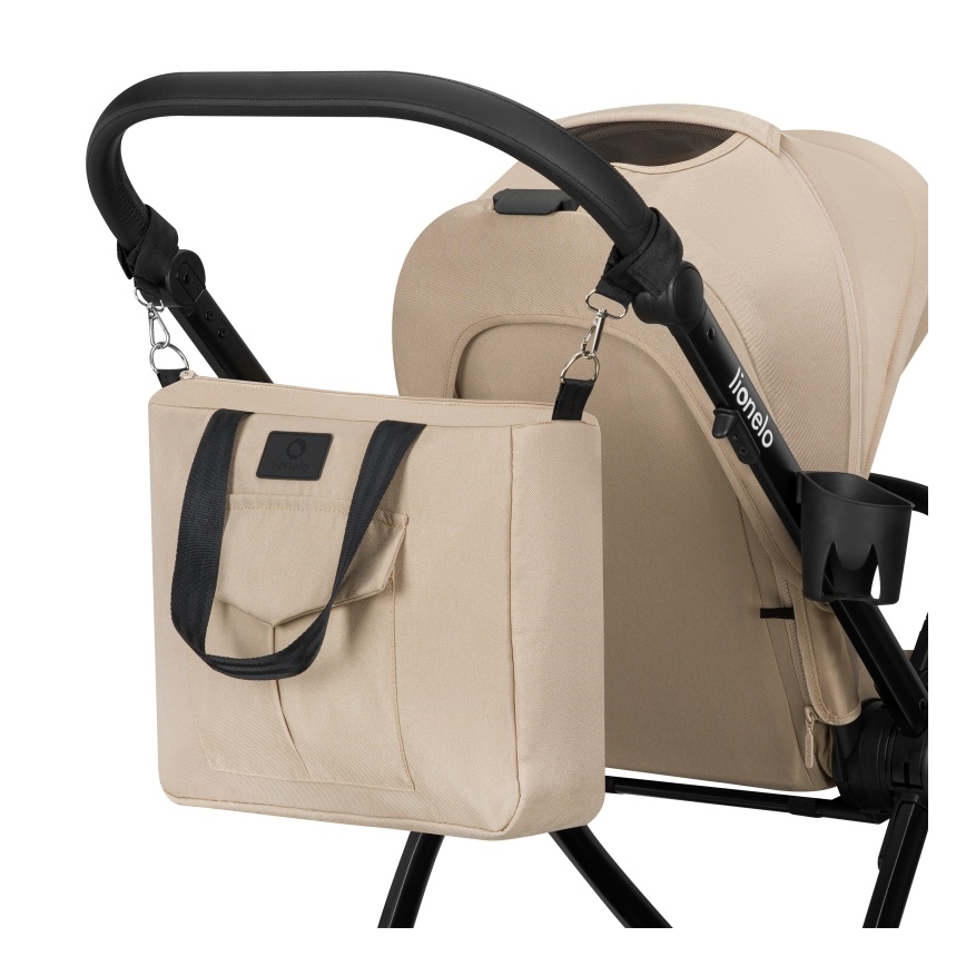 Lionelo - Kombinerad barnvagn 2-i-1 MERIL Beige Sand