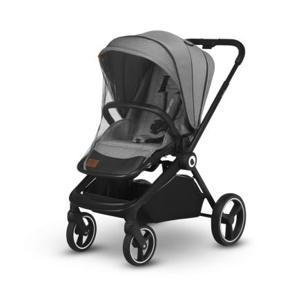 Lionelo - Kombinerad barnvagn 2-i-1 MIKA Grey Stone