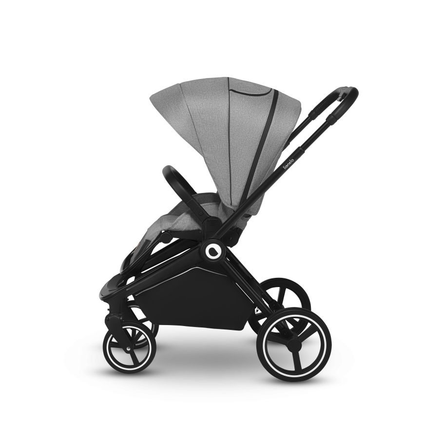 Lionelo - Kombinerad barnvagn 2-i-1 MIKA Grey Stone