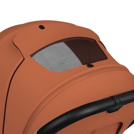 Lionelo - Kombinerad barnvagn 2-i-1 MIKA PLUS rostbrun