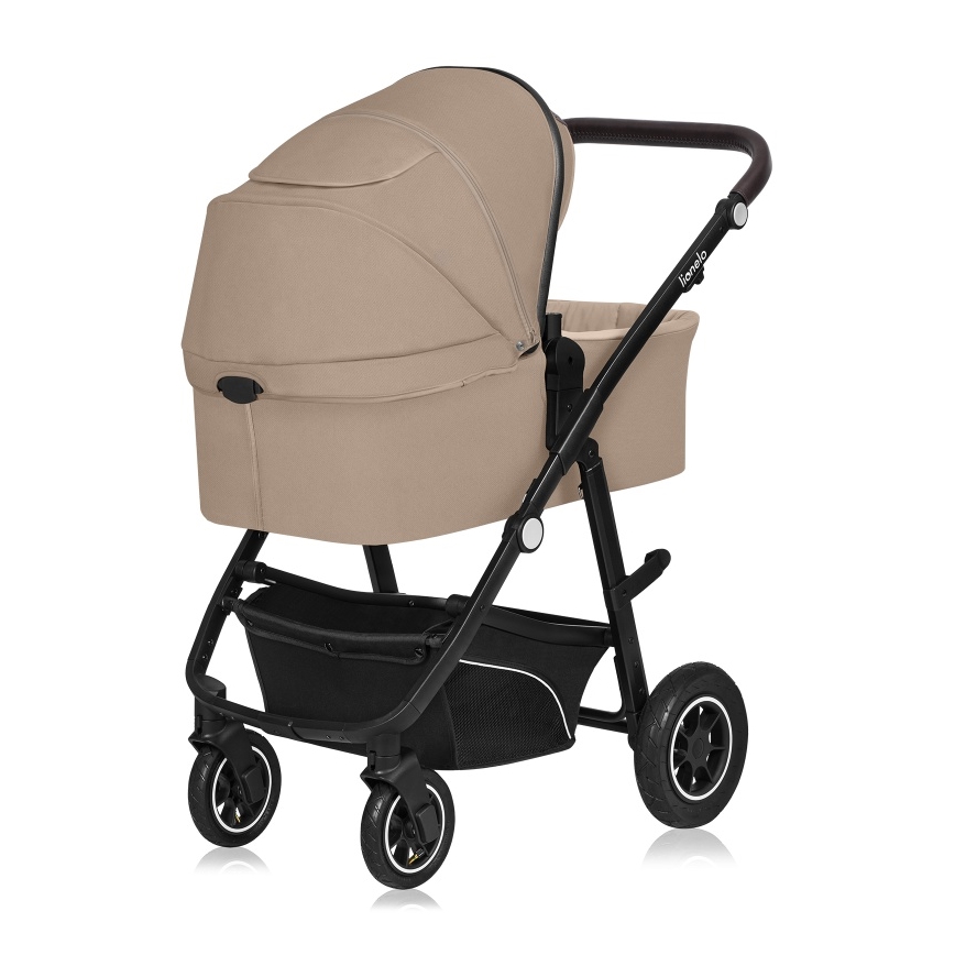 Lionelo - Kombinerad barnvagn 3-i-1 BIANKA Beige Sand