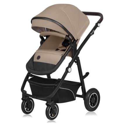 Lionelo - Kombinerad barnvagn 3-i-1 BIANKA Beige Sand