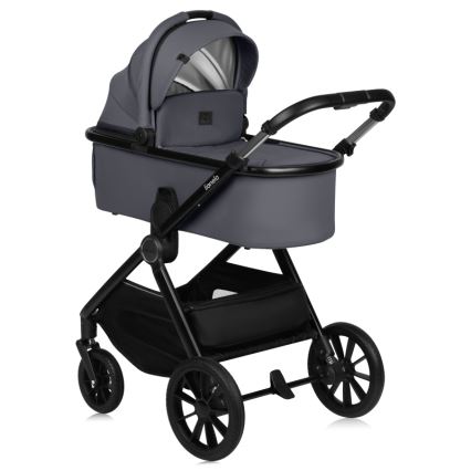 Lionelo - Kombinerad barnvagn 3 i 1 LAYLA Stengrå