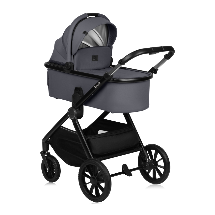 Lionelo - Kombinerad barnvagn 3 i 1 LAYLA Stengrå