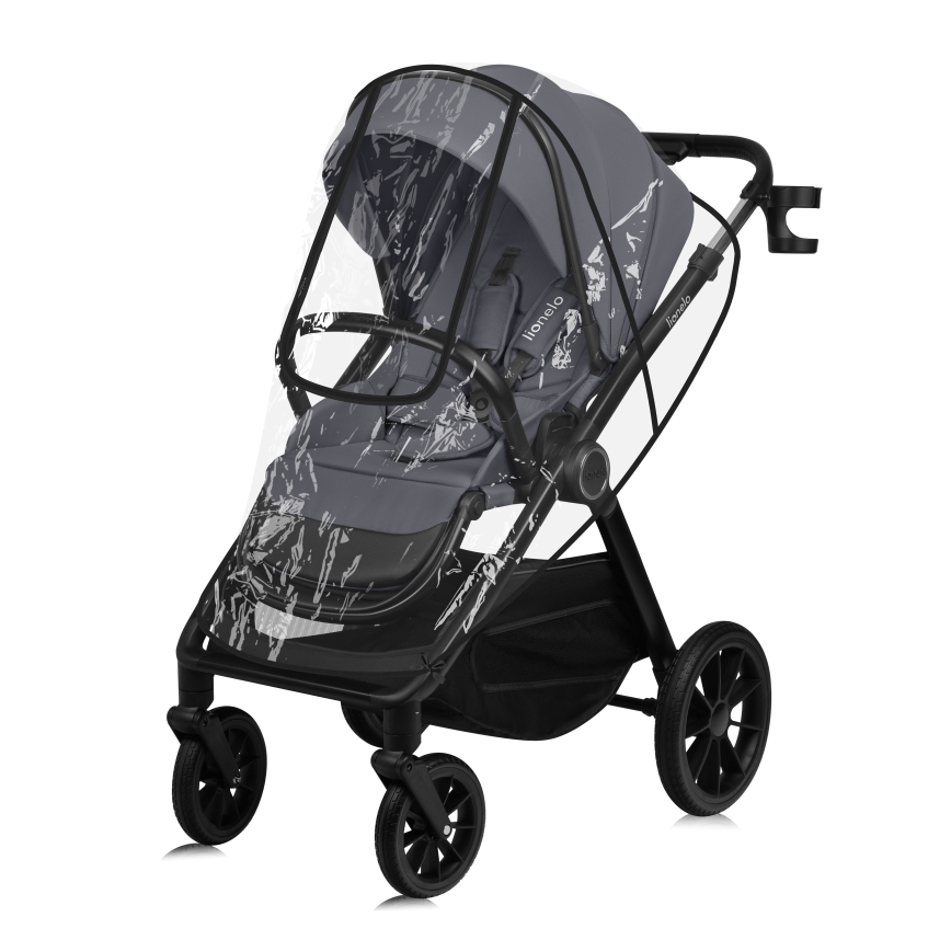 Lionelo - Kombinerad barnvagn 3 i 1 LAYLA Stengrå