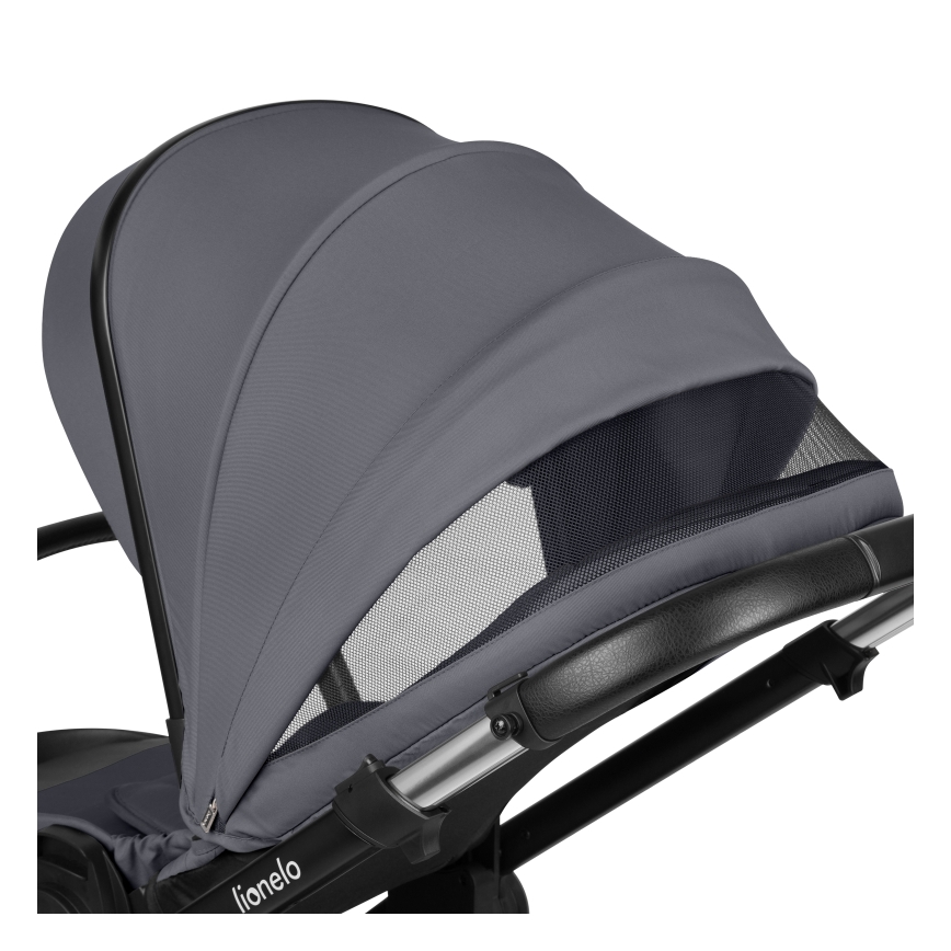 Lionelo - Kombinerad barnvagn 3 i 1 LAYLA Stengrå