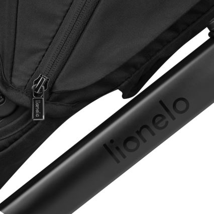 Lionelo - kombinerad barnvagn 3-i-1 LAYLA Svart Onyx