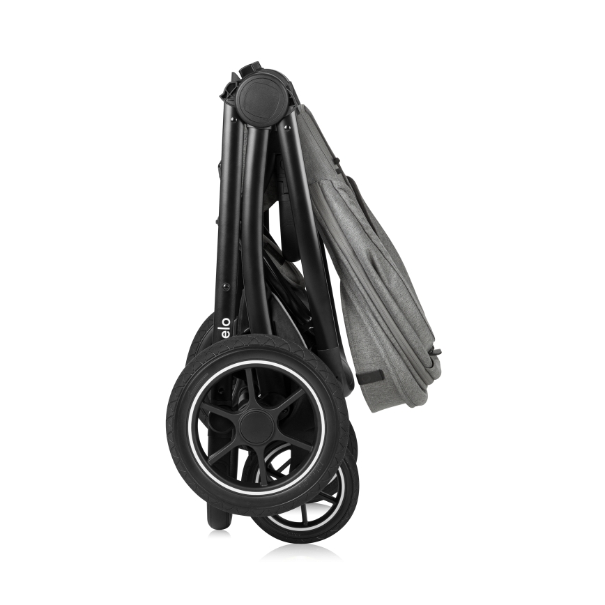 Lionelo - Kombinerad barnvagn 3-i-1 MERIL Grey Stone