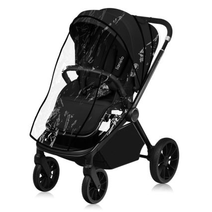 Lionelo - Kombinerad barnvagn 3-i-1 MIKA PLUS Black Onyx