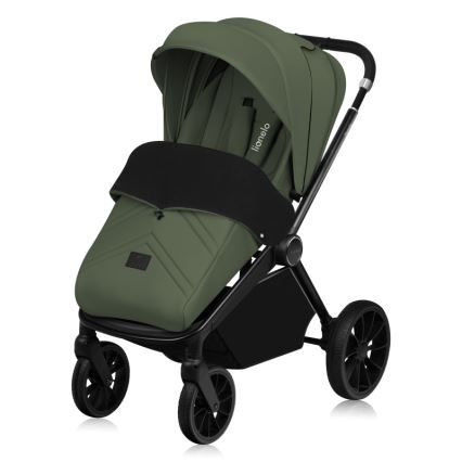 Lionelo - Kombinerad barnvagn 3-i-1 MIKA PLUS Green Olive