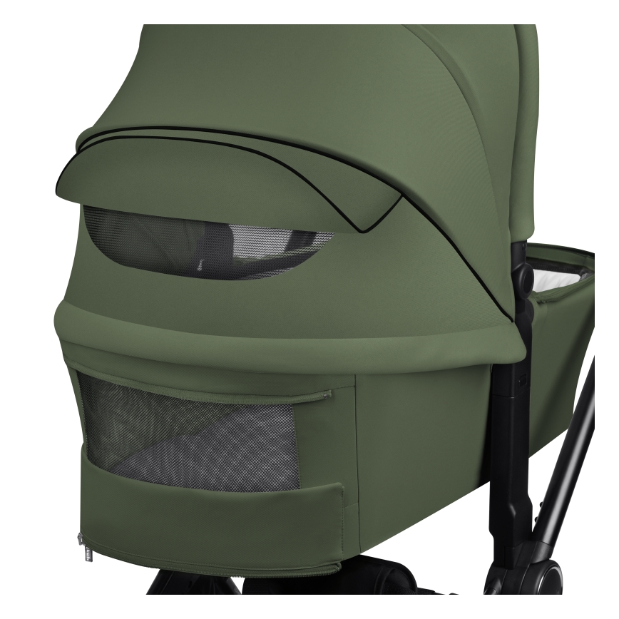 Lionelo - Kombinerad barnvagn 3-i-1 MIKA PLUS Green Olive