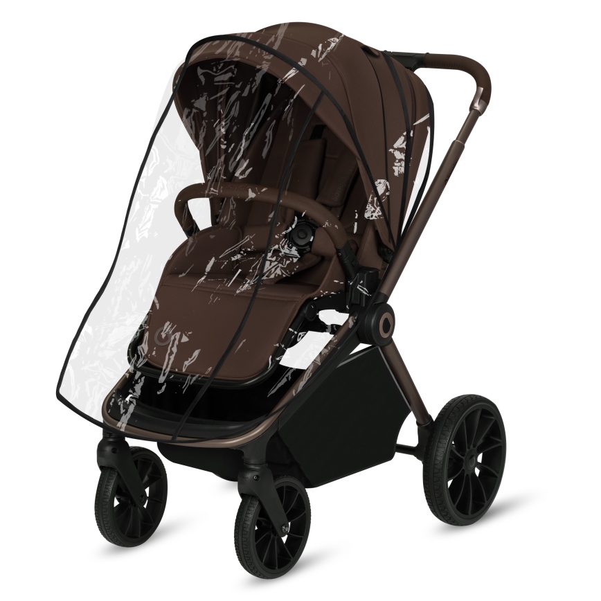 Lionelo - Kombinerad barnvagn 3-i-1 MIKA PLUS Mocha Mousse