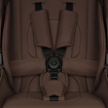 Lionelo - Kombinerad barnvagn 3-i-1 MIKA PLUS Mocha Mousse