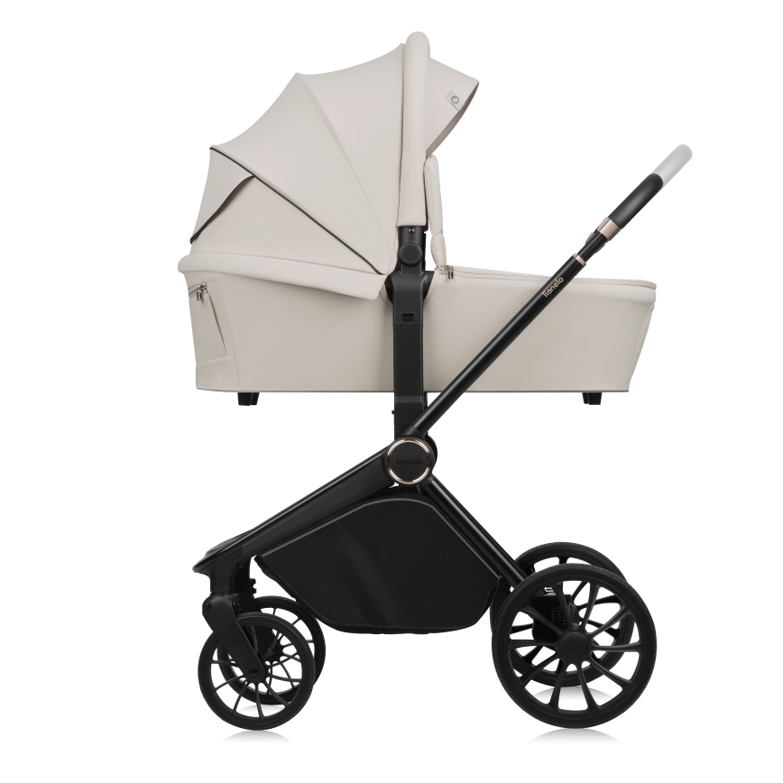 Lionelo - Kombinerad barnvagn 3-i-1 MIKA PLUS Sandbeige