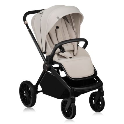 Lionelo - Kombinerad barnvagn 3-i-1 MIKA PLUS Sandbeige