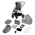 Lionelo - Kombivagn 2-i-1 MERIL Grey Stone