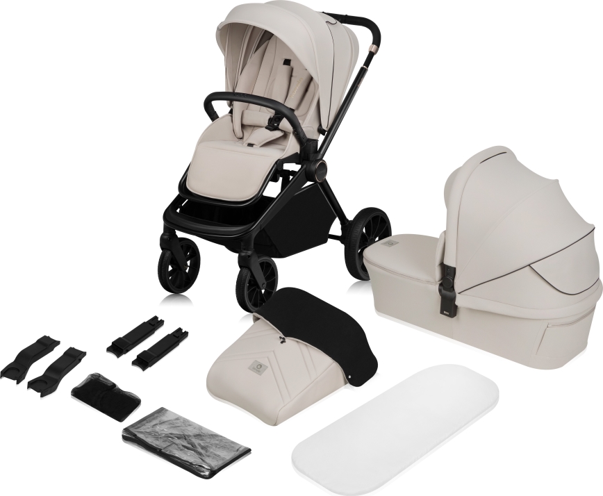 Lionelo - Kombivagn 2-i-1 MIKA PLUS Sandbeige