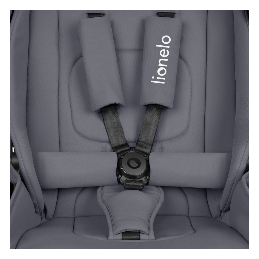 Lionelo - Kombivagn 2-i-1 MIKA PLUS Stengrå