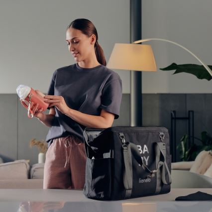 Lionelo - Laddningsbar flaskvärmare THERMUP GO EVO 18W/5V rosa