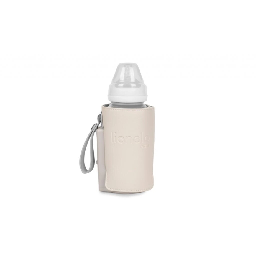 Lionelo - Laddningsbar flaskvärmare THERMUP GO PLUS 10W/5V beige