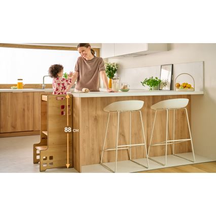 Lionelo - Lärande stegpall CASS Natural