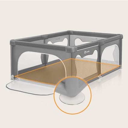 Lionelo - Lekhage WILLOW grå