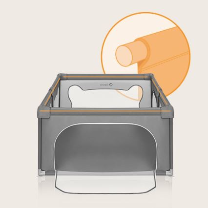 Lionelo - Lekhagegrind WILLOW grå