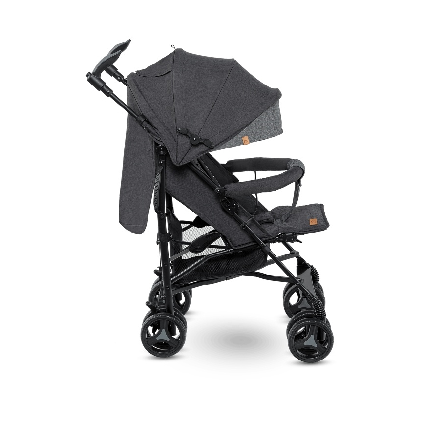 Lionelo - Paraplyvagn IRMA Svart/Mörkgrå