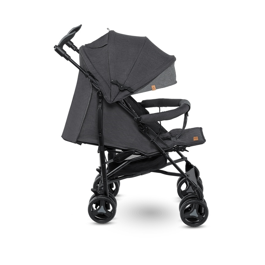 Lionelo - Paraplyvagn IRMA Svart/Mörkgrå