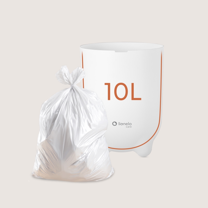Lionelo - PUREBIN blöjhink 10 l, vit