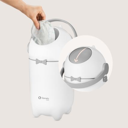 Lionelo - PUREBIN blöjhink 10 l, vit