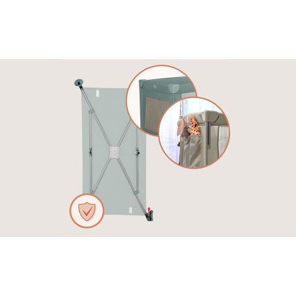 Lionelo - Resesäng 3-i-1 ELLEN Green Sage