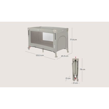 Lionelo - Resesäng 3-i-1 ELLEN Sandbeige