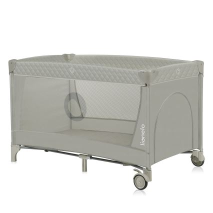 Lionelo - Resesäng FLOWER Cappuccino