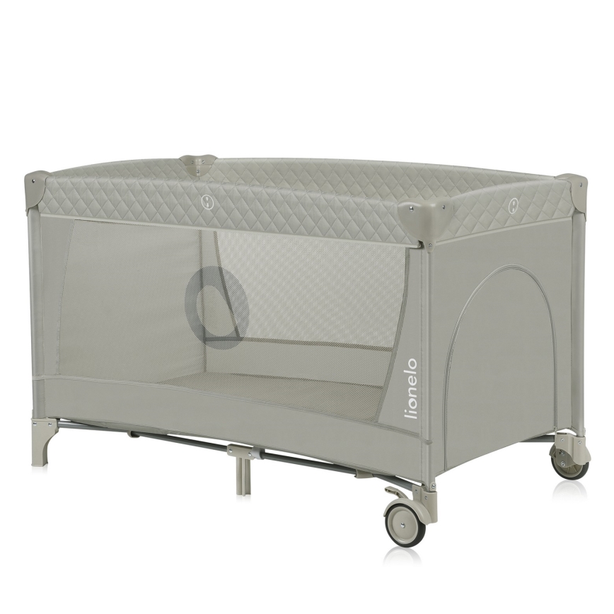 Lionelo - Resesäng FLOWER Cappuccino