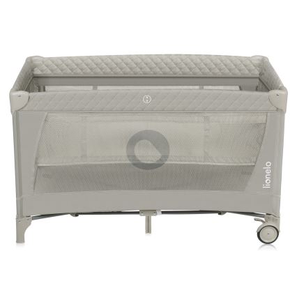 Lionelo - Resesäng FLOWER Cappuccino