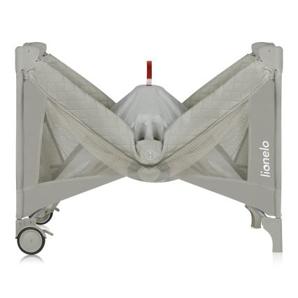 Lionelo - Resesäng FLOWER Cappuccino