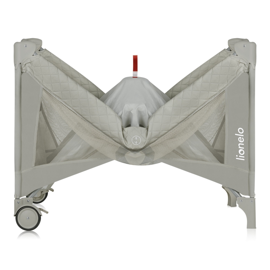 Lionelo - Resesäng FLOWER Cappuccino