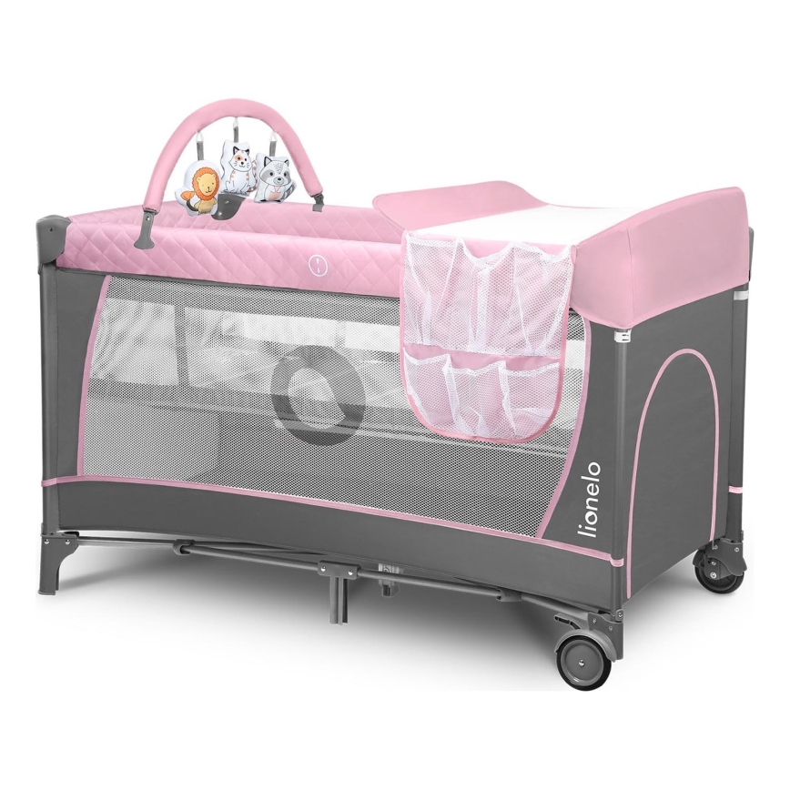 Lionelo - Resesäng FLOWER Flamingo