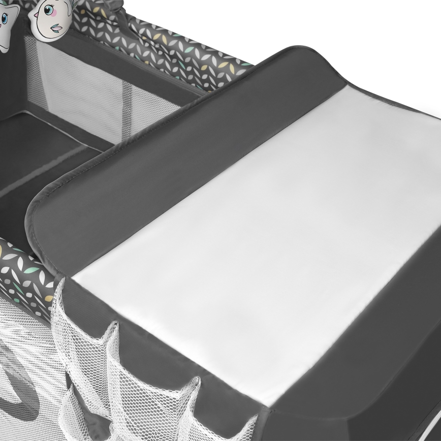 Lionelo - Resesäng FLOWER Grå Scandi