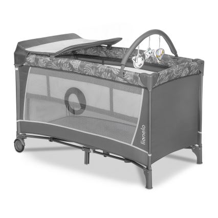 Lionelo - Resesäng FLOWER Grå sten